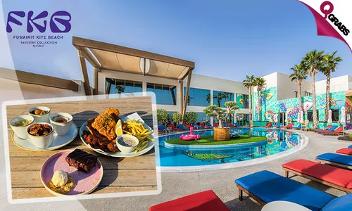 Friday Seafood Set Menu with Resort Access at Fuwairit Kite Beach, Tapestry Collection by Hilton!